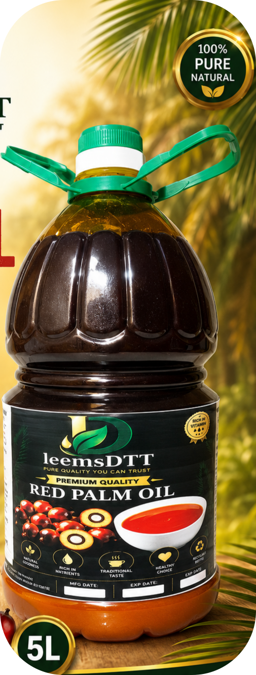 LeemsDTT 5L red palm oil jug